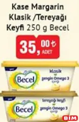 BECEL KASE MARGARİN KLASİK / TEREYAĞI KEYFİ 250 G BECEL KASE MARGARİN KLASİK / TEREYAĞI KEYFİ 250 G